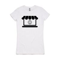 Womens Maple Organic Tee Thumbnail