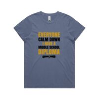 Womens Maple Faded Tee Thumbnail